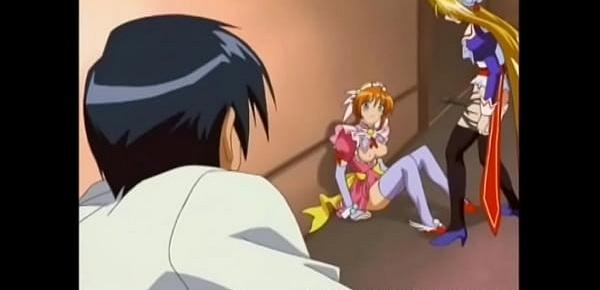 Monster Girl With Her New Cursed Cock Fucks Petite Teen